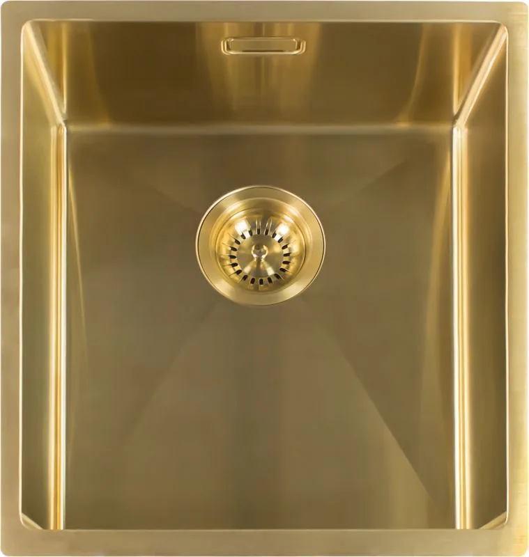 Мойка кухонная Reginox Miami 3,5" PVD 40x40 gold Sancos — официальный сайт