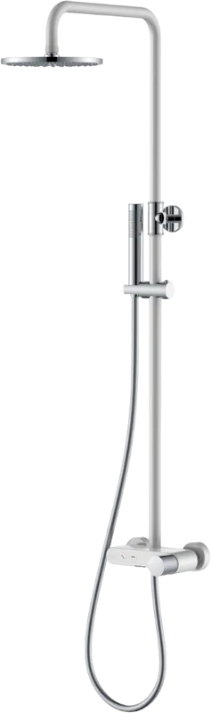 Душевая стойка Boheme Stick 128-WCR.2, white touch chrome Sancos — официальный сайт