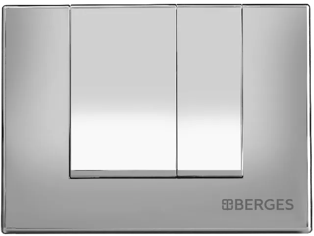 Система инсталляции для унитазов Berges Novum 040242, с кнопкой смыва, матовый хром Sancos — официальный сайт