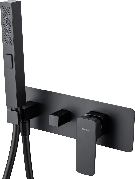 Встраиваемый смеситель для душа Allen Brau Infinity 5.21011-31 С ВНУТРЕННЕЙ ЧАСТЬЮ, чёрный матовый Sancos — официальный сайт