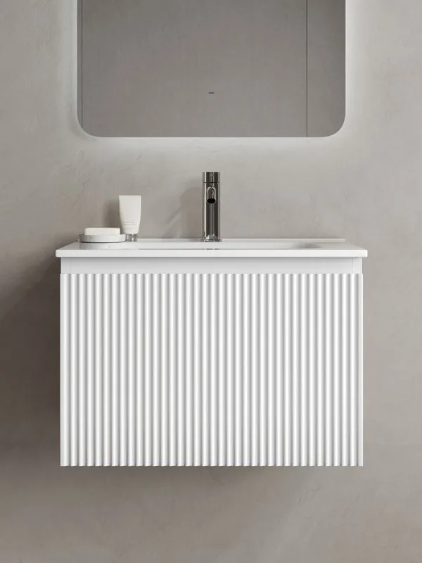 Тумба под раковину Sancos Snob R 1.0 60 подвесная Bianco (белый), SNR1.060W Sancos — официальный сайт