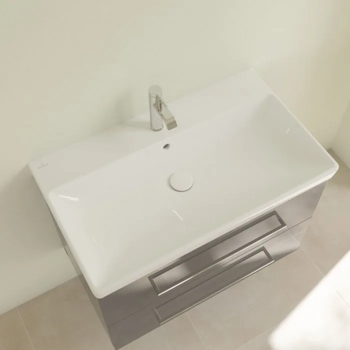 Мебельная раковина Villeroy & Boch Avento 41568001 альпийский белый Sancos — официальный сайт
