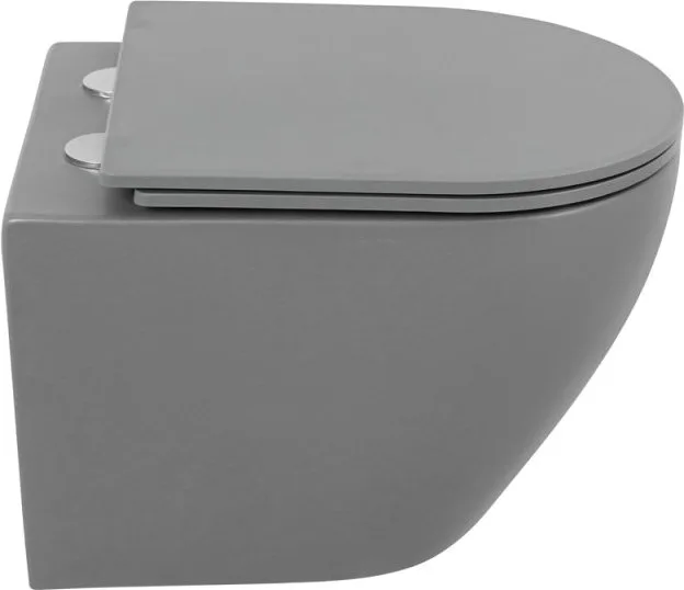 Чаша для унитаза подвесного BelBagno Colorato BB062CHR-GR матовая серая Sancos — официальный сайт