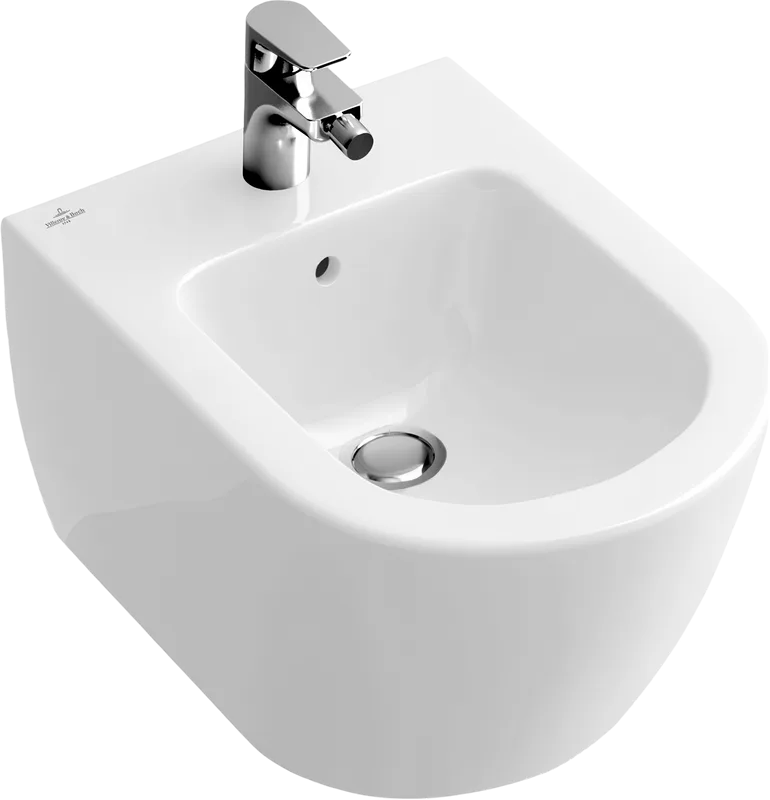 Биде подвесное Villeroy & Boch Subway 2.0 5400 00 01 alpin Sancos — официальный сайт