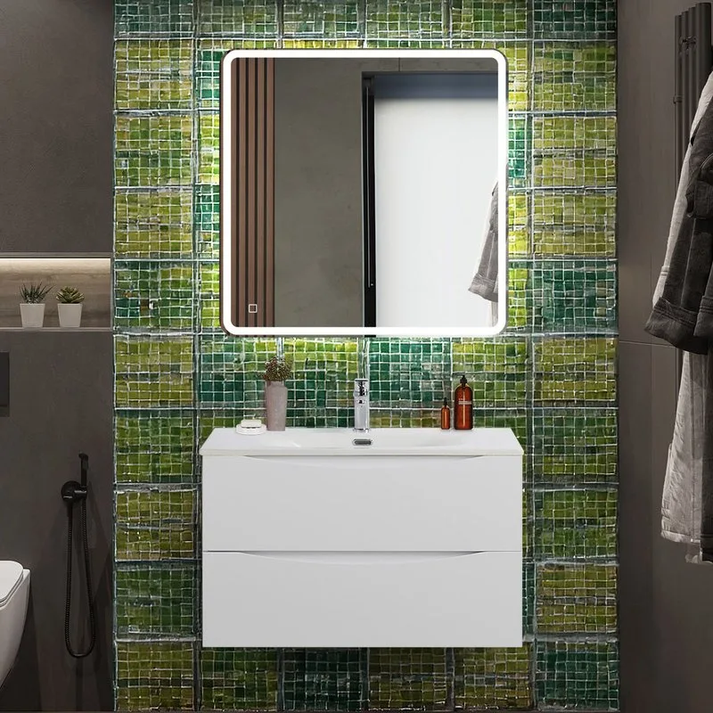 Тумба под раковину без столешницы BelBagno Marino-cer-n 80 подвесная, bianco opaco Sancos — официальный сайт