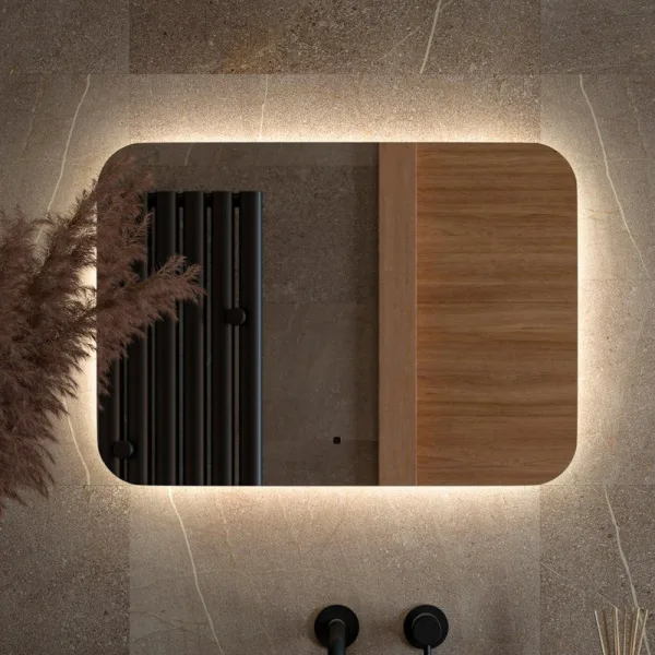 Зеркало Defesto Opti DF 2804RH 70х50 с LED-подсветкой, 4500К, инфракрасный выключатель