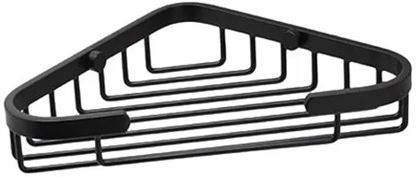 Полка Wasserkraft K-733BLACK угловая Sancos — официальный сайт
