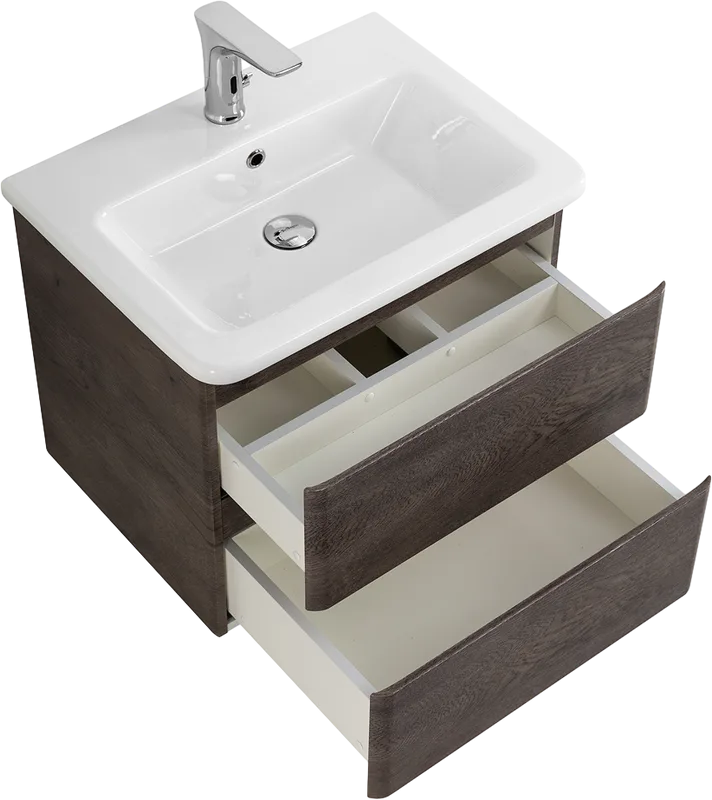 Тумба под раковину без столешницы BelBagno Albano-Cer 50 подвесная, robere nature grigio Sancos — официальный сайт