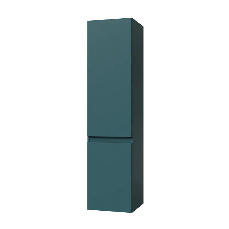 Шкаф-пенал для ванной Caprigo Forte 35 L изумрудно-бирюзовый