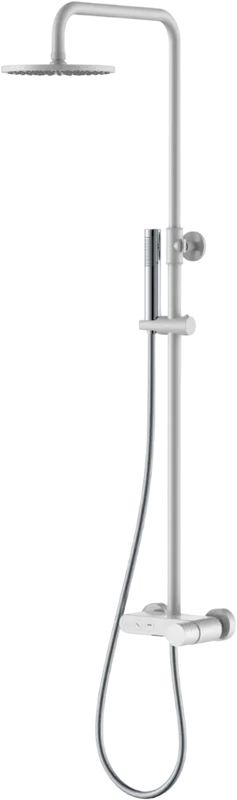 Душевая стойка Boheme Stick 128-WCR, white diamond chrome Sancos — официальный сайт