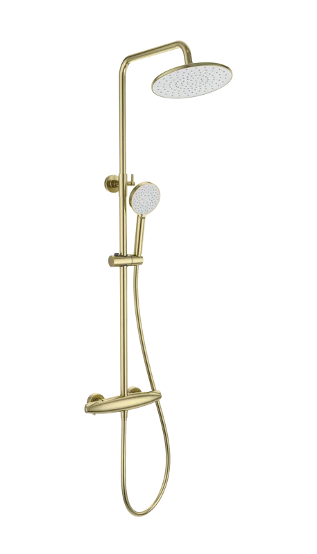 Душевая стойка Wonzon & Woghand CAPSULE WW-B3031-A-BG, брашированное золото Sancos — официальный сайт