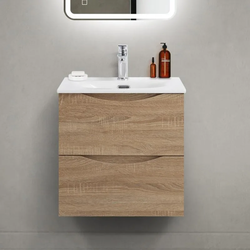 Тумба под раковину без столешницы BelBagno Marino-cer-mini 50 подвесная, rovere bianco Sancos — официальный сайт