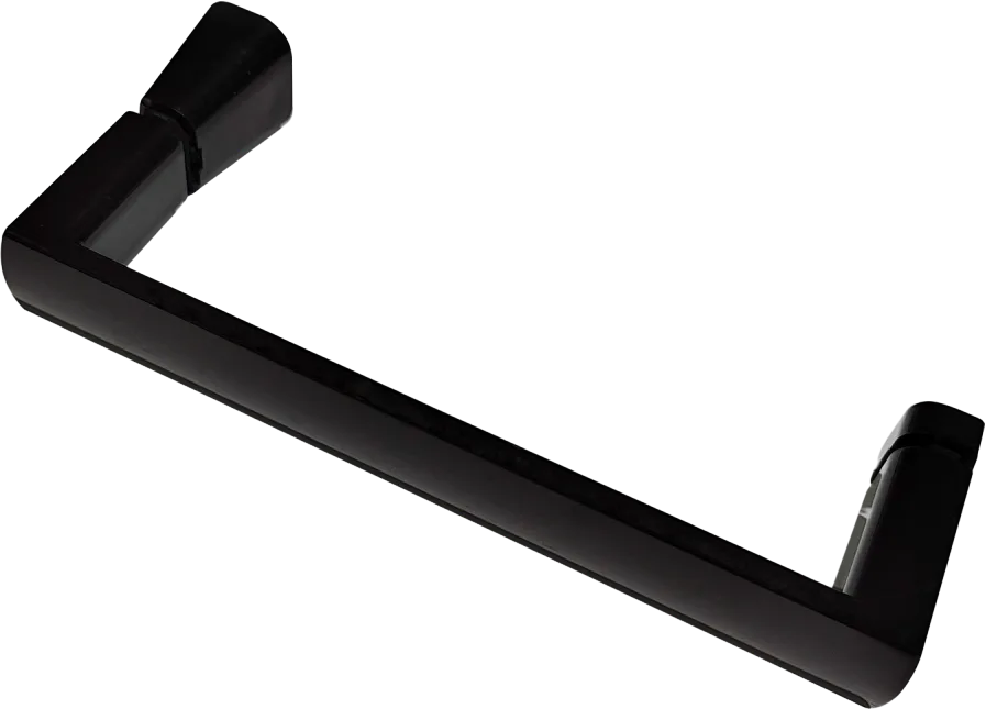 Душевая дверь в нишу Abber Schwarzer Diamant AG30150B5 150 см, профиль черный, стекло прозрачное Sancos — официальный сайт