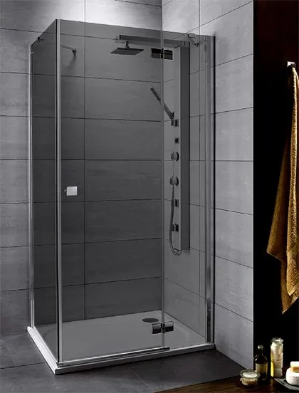 Душевой уголок Radaway Almatea KDJ 120x80 стекло графит R Sancos — официальный сайт