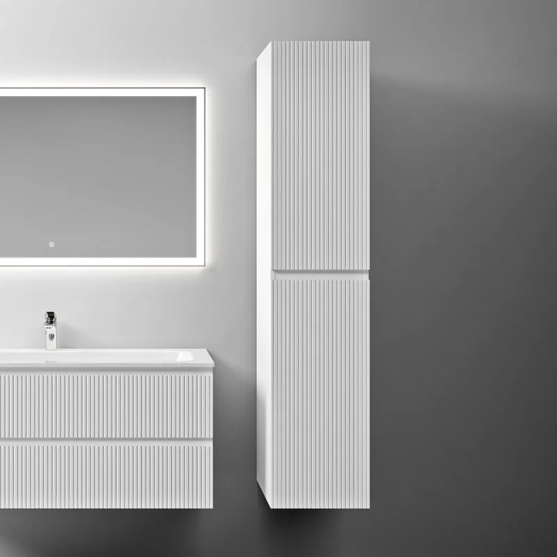 Шкаф-пенал для ванной Sancos Snob T 35 см, универсальный, Bianco (белый) Sancos — официальный сайт