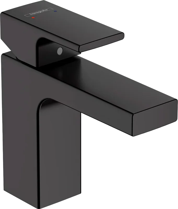 Смеситель для раковины Hansgrohe Vernis Shape 71561670 черный Sancos — официальный сайт