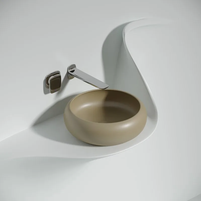 Накладная раковина Ceramicanova Element CN6050MC капучино матовая Sancos — официальный сайт