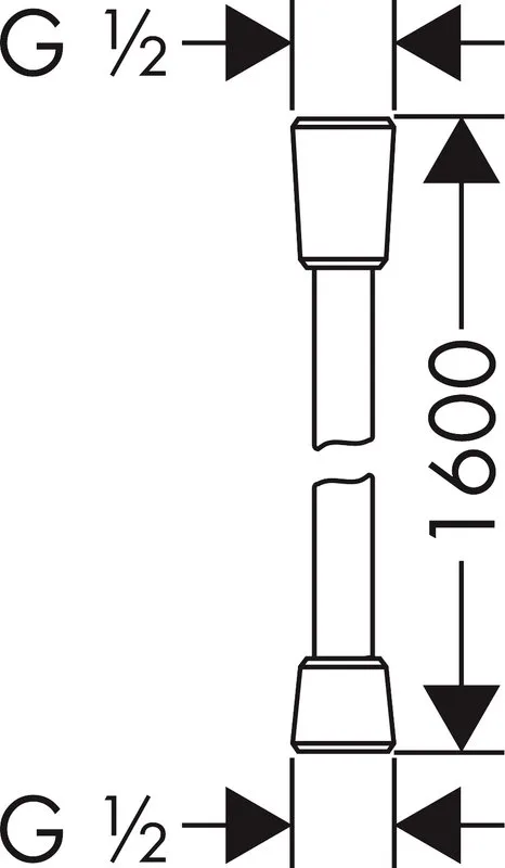 Душевой шланг Hansgrohe Isiflex 28276670, матовый черный Sancos — официальный сайт