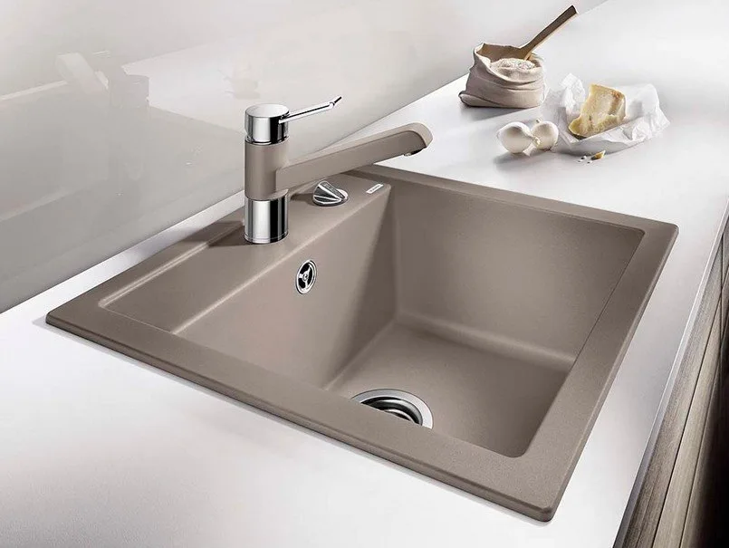Мойка кухонная Blanco Dalago 5 серый беж Sancos — официальный сайт