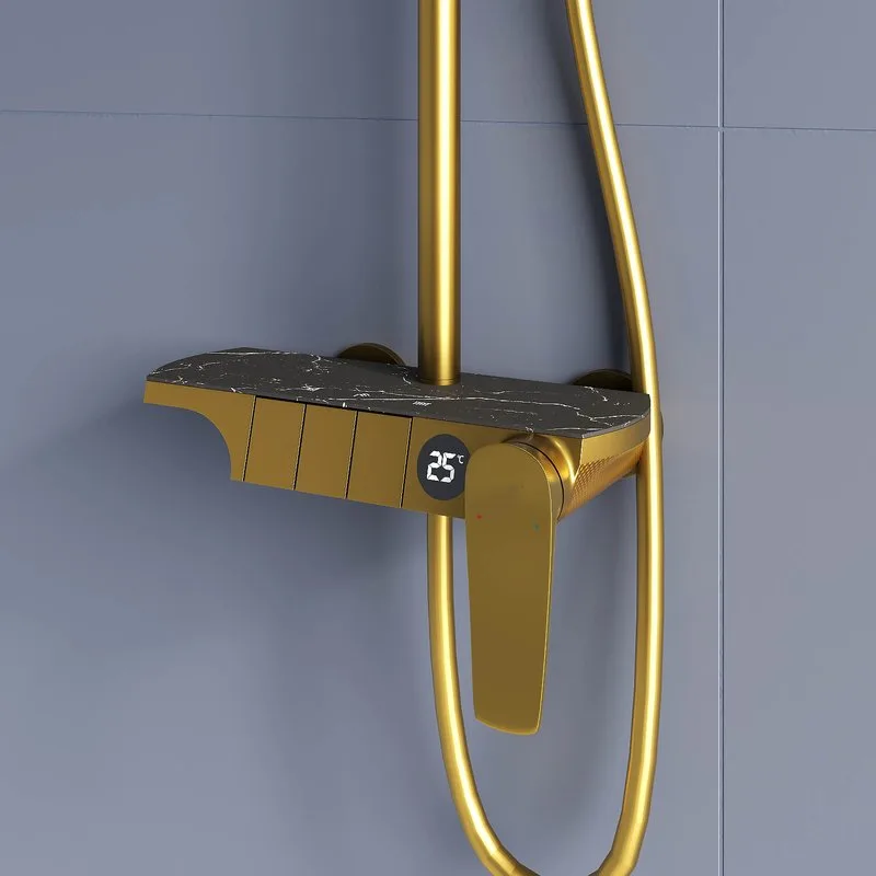 Душевая стойка RGW Shower Panels SP-33G, матовое золото Sancos — официальный сайт