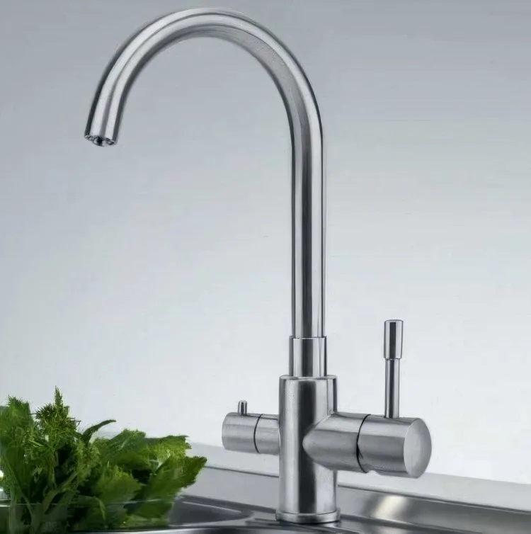 Смеситель для кухни Franke Eos Clear Water нержавеющая сталь Sancos — официальный сайт