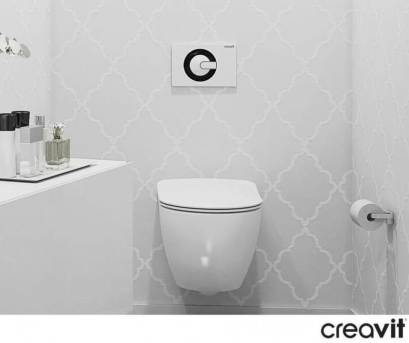 Чаша для унитаза подвесного Creavit Free FE322-00CB00E-0000 белый Sancos — официальный сайт