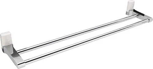 Полотенцедержатель Wasserkraft Leine White K-5040White двойной Sancos — официальный сайт