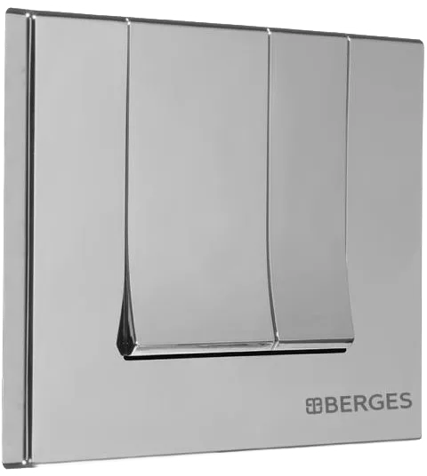 Система инсталляции для унитазов Berges Novum 040242, с кнопкой смыва, матовый хром Sancos — официальный сайт