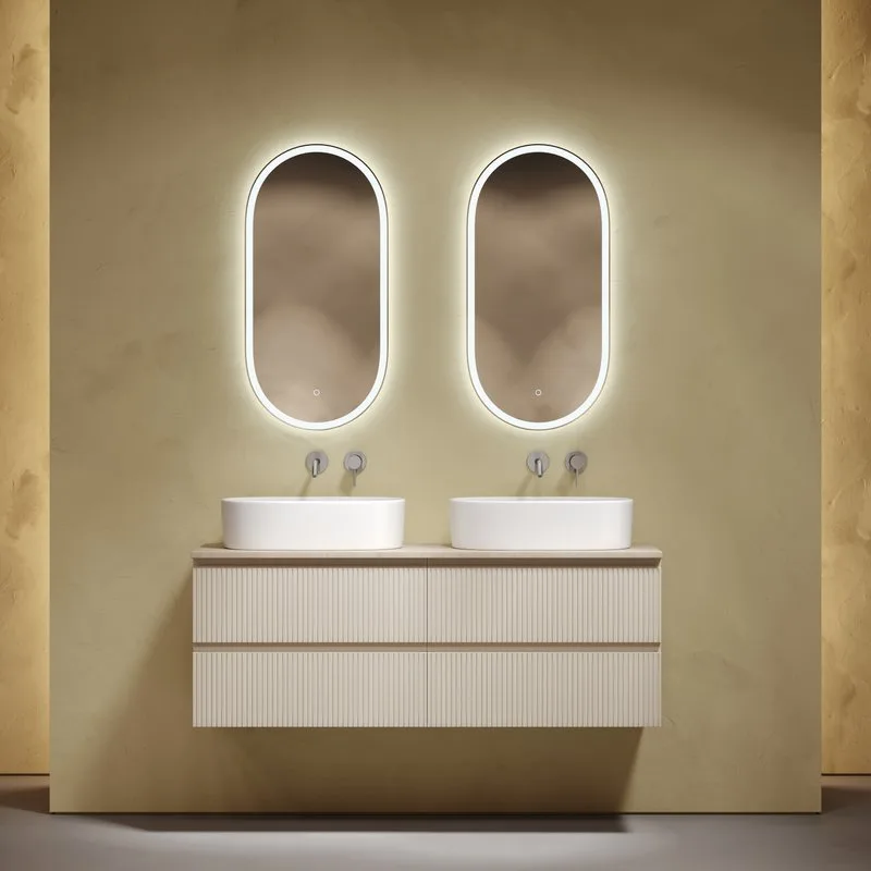 Тумба с раковиной Sancos Snob T 140 beige soft, столешница бежевая TT140A2, раковина CN6075 Sancos — официальный сайт