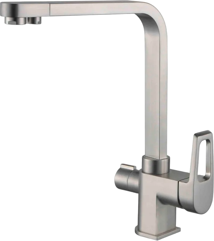 Смеситель для кухни Zorg Sanitary ZR 334 YF-NICKEL никель Sancos — официальный сайт