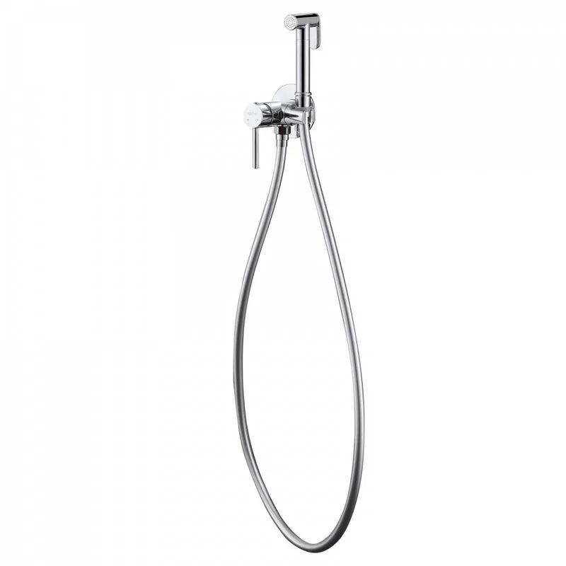 Гигиенический душ Abber Wasser Kreis AF8125 со смесителем, С ВНУТРЕННЕЙ ЧАСТЬЮ, хром Sancos — официальный сайт