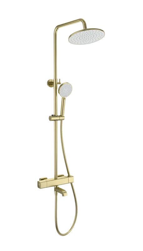 Душевая стойка Wonzon & Woghand STAY 4 WW-A3007-T1-BG, брашированное золото Sancos — официальный сайт
