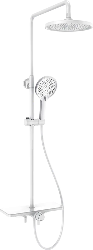 Душевая стойка AQUAme AQM8002W, белая Sancos — официальный сайт