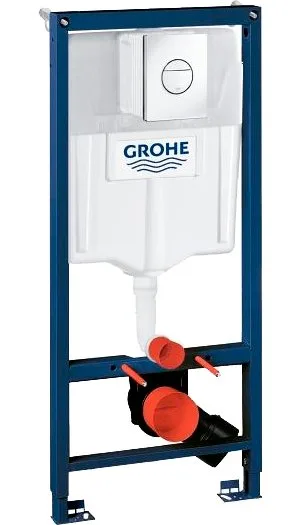 Система инсталляции для унитазов Grohe Solido Solido 38832000, 3 в 1 с кнопкой смыва Sancos — официальный сайт