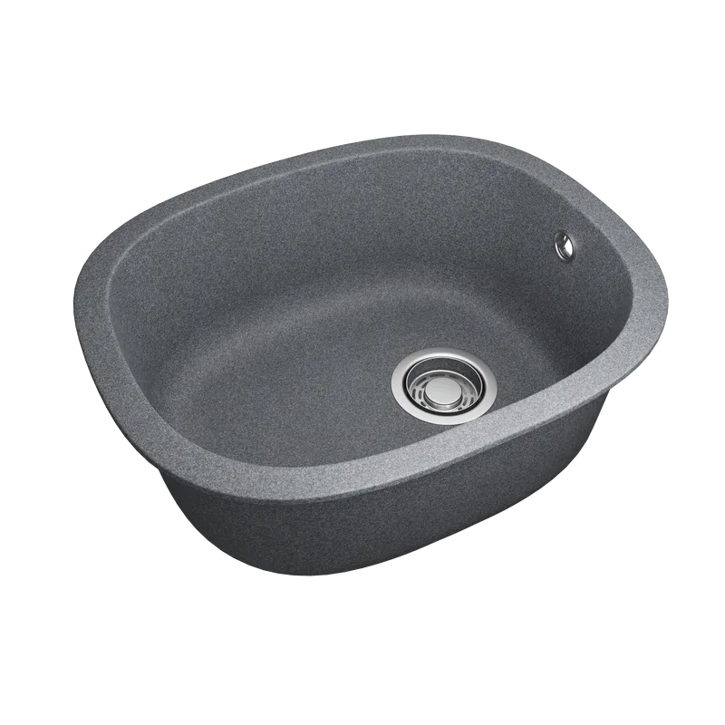 Мойка кухонная Emar Quartz EMQ-1560.P, антрацит Sancos — официальный сайт