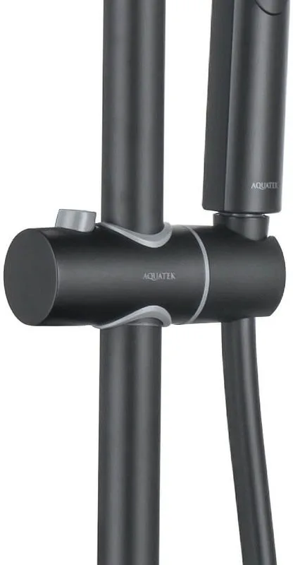 Душевая стойка AQUATEK AQ2060MB, матовая черная Sancos — официальный сайт