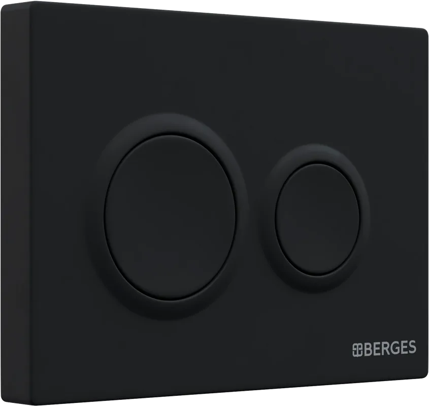 Система инсталляции для унитазов Berges Novum O5, с кнопкой смыва, черная soft touch Sancos — официальный сайт