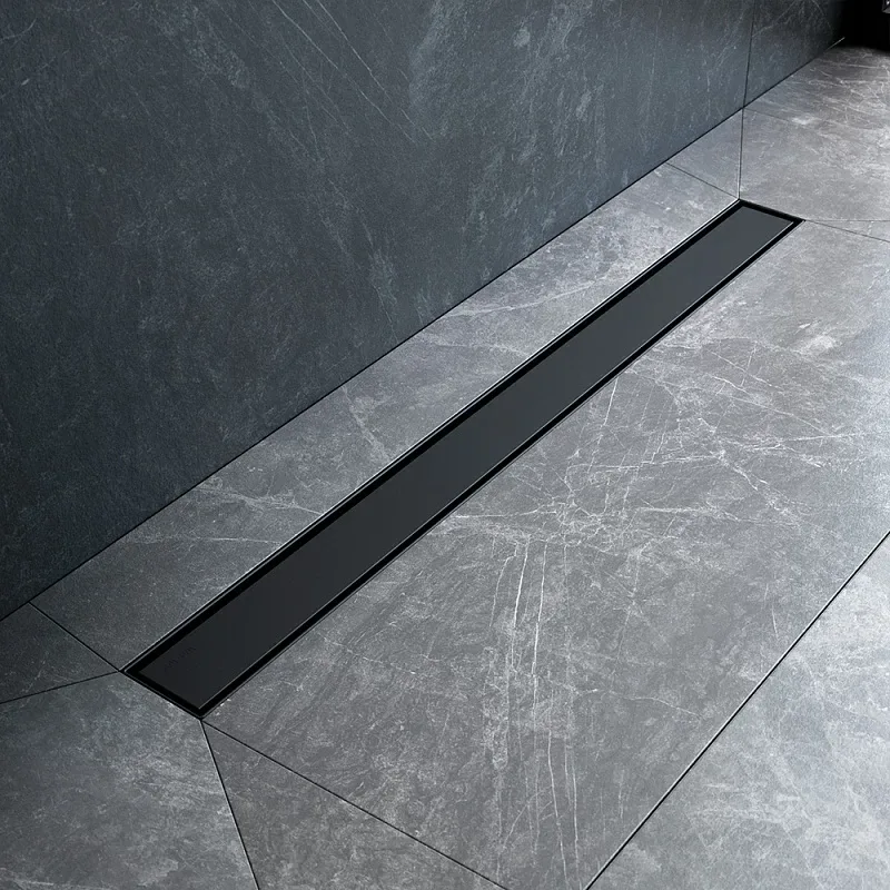 Душевой трап (лоток) AM.PM MasterFlow Tile 80 см, черный матовый Sancos — официальный сайт