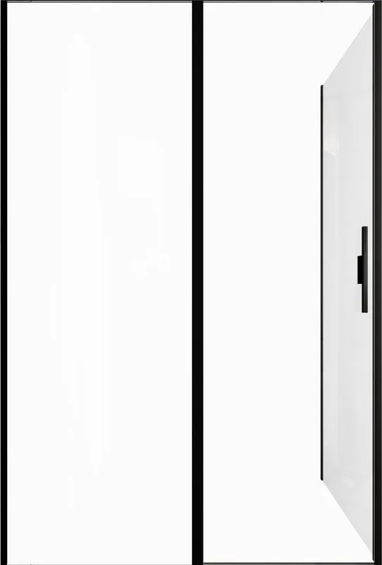 Душевой уголок Allen Brau Priority 140x100, профиль черный браш, стекло прозрачное Sancos — официальный сайт