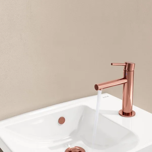 Смеситель для раковины VitrA Origin A4255629 медный Sancos — официальный сайт