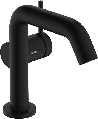 Смеситель для раковины Hansgrohe Tecturis S Fine 110 CoolStart 73320670 матовый черный Sancos — официальный сайт