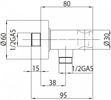 Шланговое подключение Bossini C12000.073, с держателем для душа, черный Sancos — официальный сайт