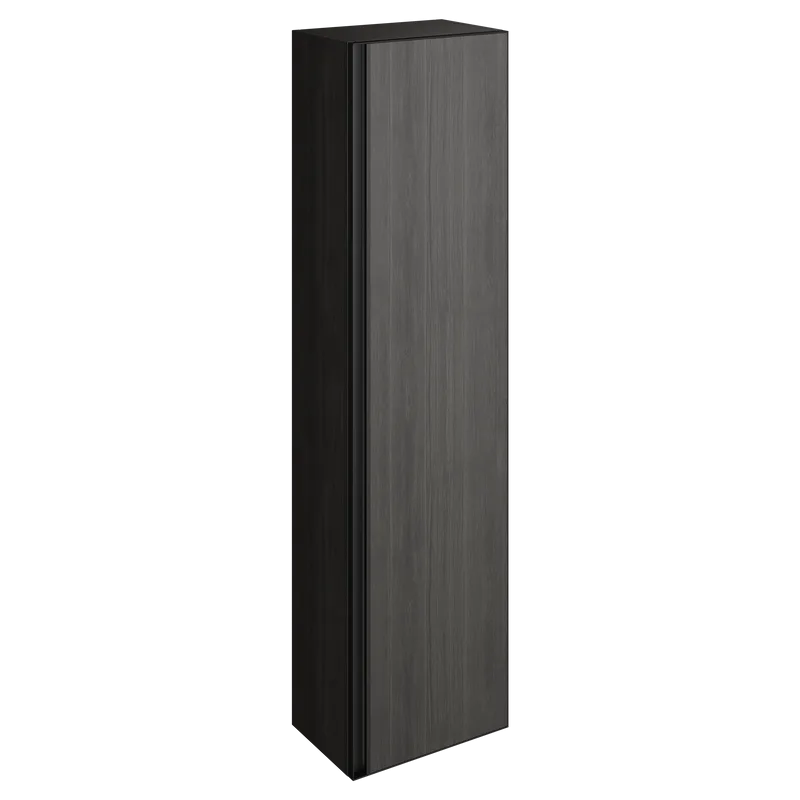 Шкаф-пенал для ванной Armadi Art Quatro oak anthracite, профиль anthracite Sancos — официальный сайт