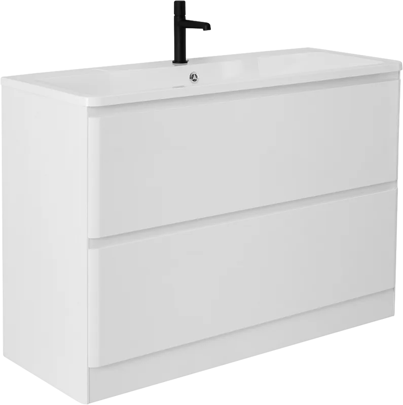 Тумба под раковину без столешницы BelBagno Albano 120 напольная, bianco lucido Sancos — официальный сайт