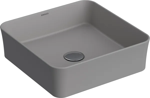 Накладная раковина Berges Ego SL 39x39 матовая серая Sancos — Оригинал