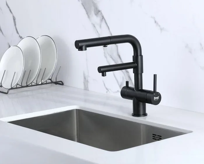 Смеситель для кухни Zorg Sanitary SZR-3216 Grafit графит Sancos — официальный сайт