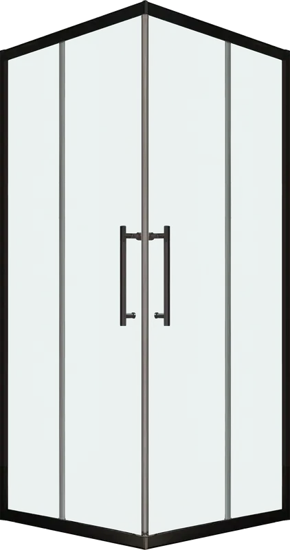 Душевой уголок Veconi Premium Trento PTC-20B 100x90, профиль черный матовый, стекло прозрачное Sancos — официальный сайт