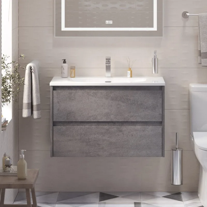 Тумба под раковину без столешницы BelBagno Kraft 39 80 cemento grigio Sancos — официальный сайт
