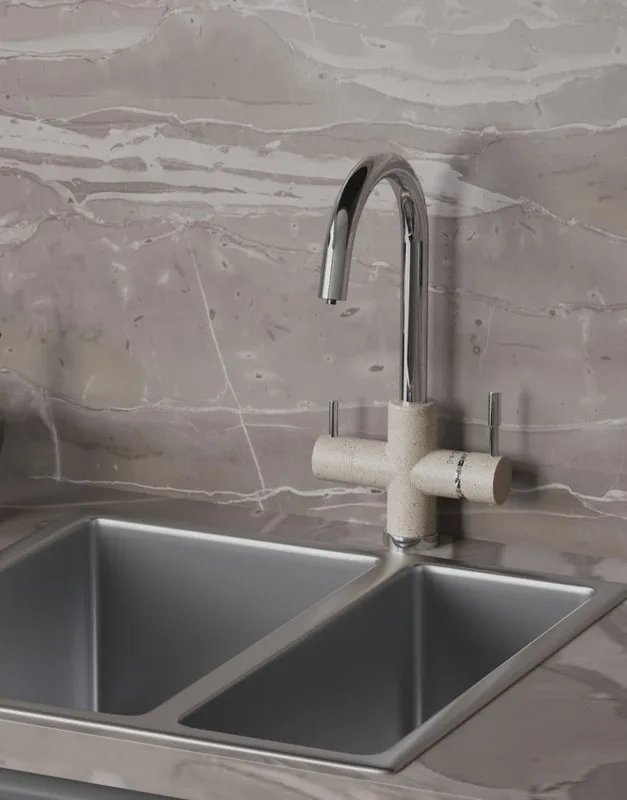 Смеситель для кухни Paini Cox 7894643CR3V11L2KM granite avena Sancos — официальный сайт