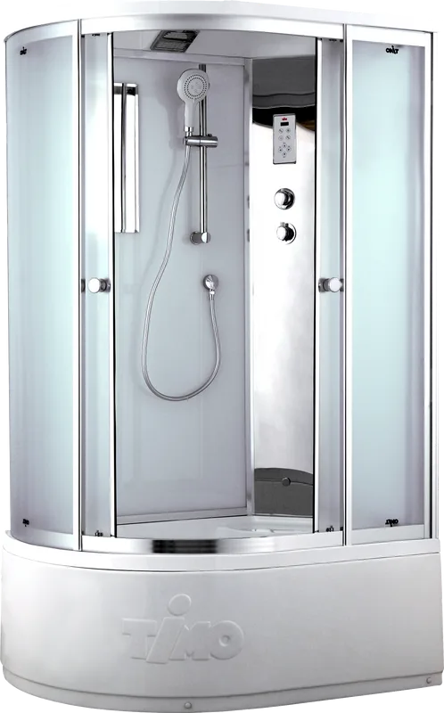 Душевая кабина Timo Comfort T-8820RC Clean Glass с высоким поддоном, с сиденьем Sancos — официальный сайт